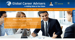 Desktop Screenshot of globalcareeradvisers.com